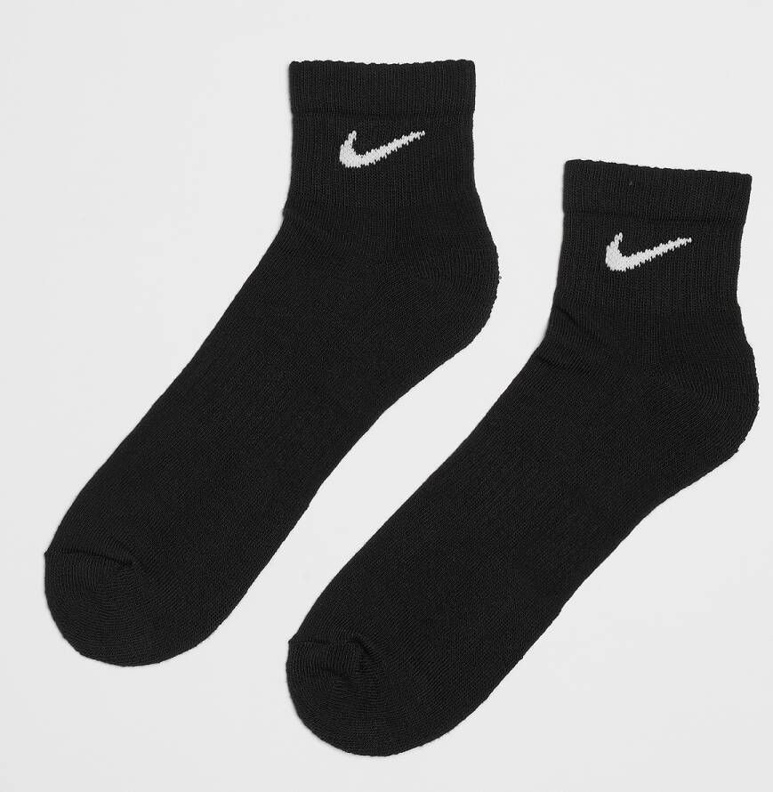 Nike Everyday Cushioned Training Ankle Socks (3 Pack) Middellang Kleding black white maat: 35-38 beschikbare maaten:35-38 39-42 46-48