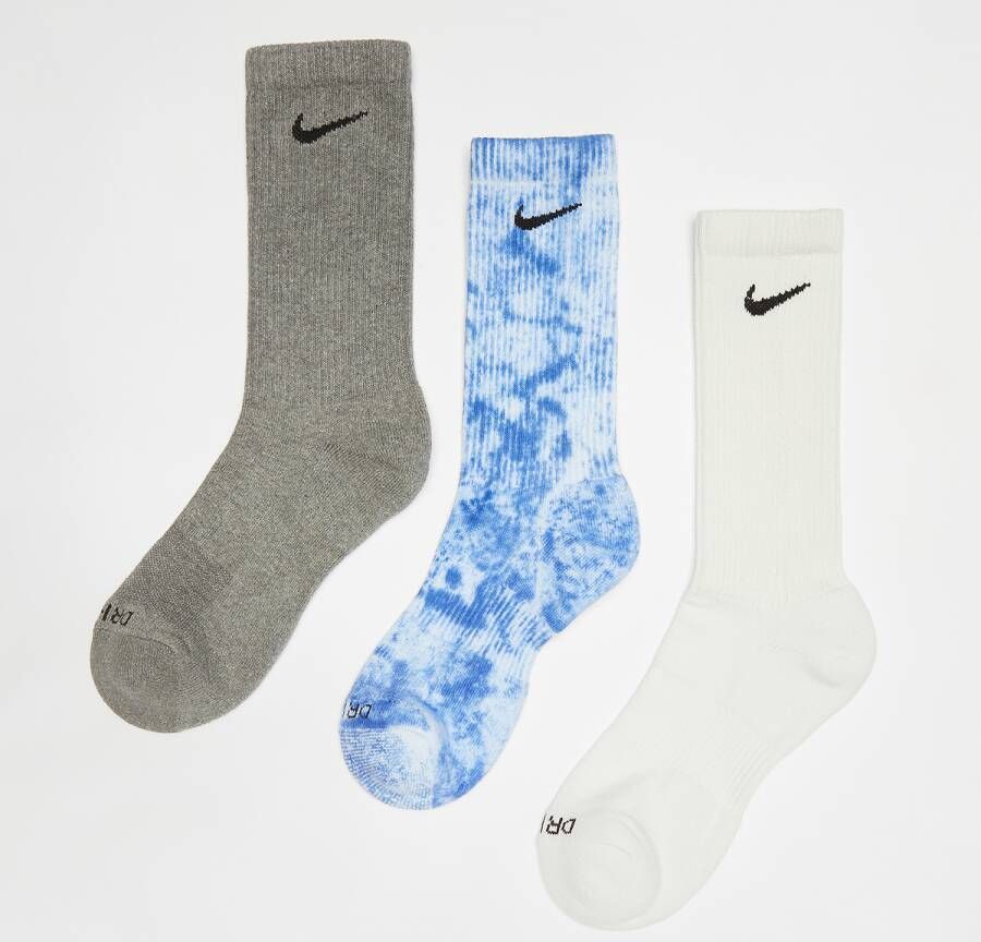 Nike Everyday Plus Cushioned Crew sokken (3 paar) Meerkleurig