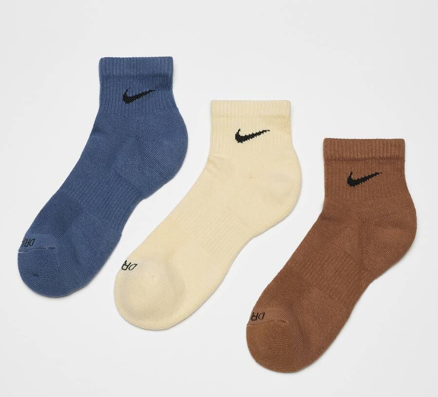 Nike Everyday Plus Cushioned Trainingsenkelsokken (3 paar) Meerkleurig