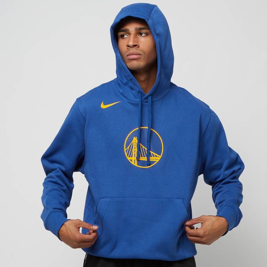 Nike Nba Golden State Warriors Mnk Club Hoodie Pullover Hoodies Heren rush blue maat: XXL beschikbare maaten:S M L XL XXL