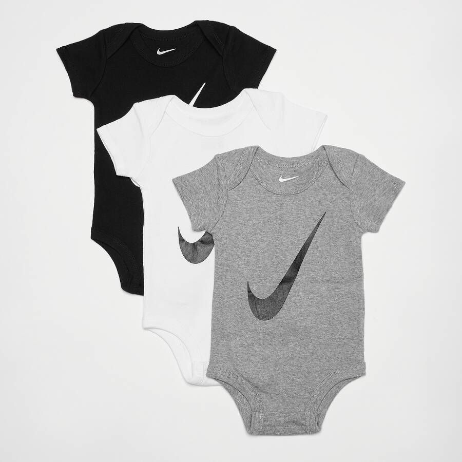 Nike NHN Swoosh Short Sleeve (3-Pack) unisex Baby Rompers & Sets multicolor Maat 6M-12M Kleding
