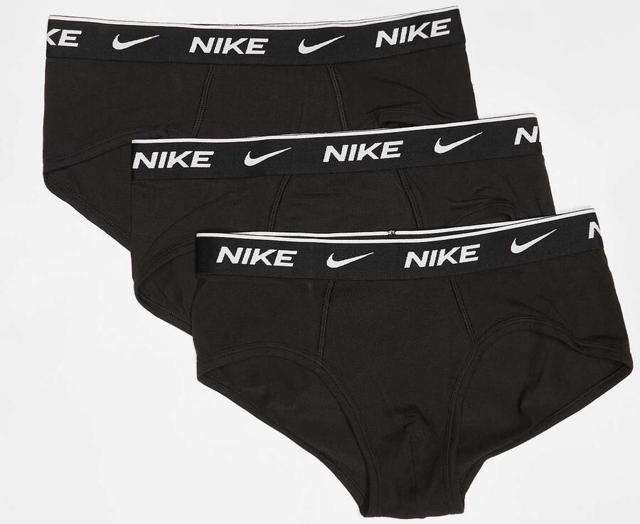 Nike 3 PACK Boys Hip Briefs Men Onderbroeken zwart Maat 11Y-13Y Kleding - Foto 2