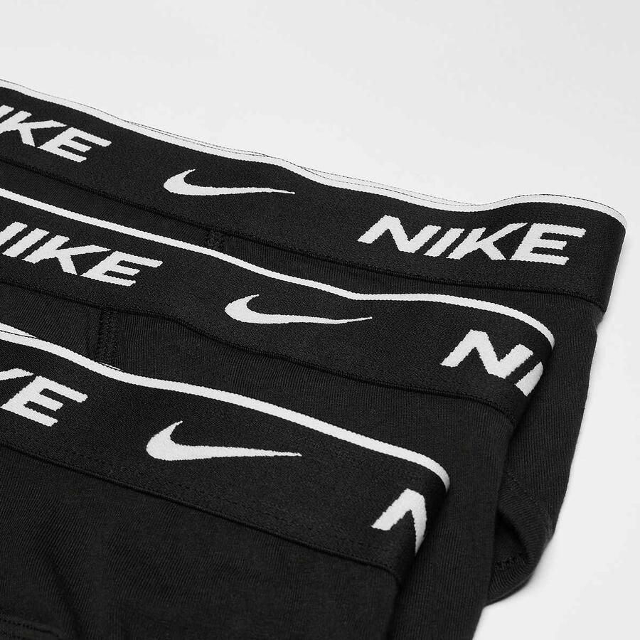 Nike 3 PACK Boys Hip Briefs Men Onderbroeken zwart Maat 11Y-13Y Kleding