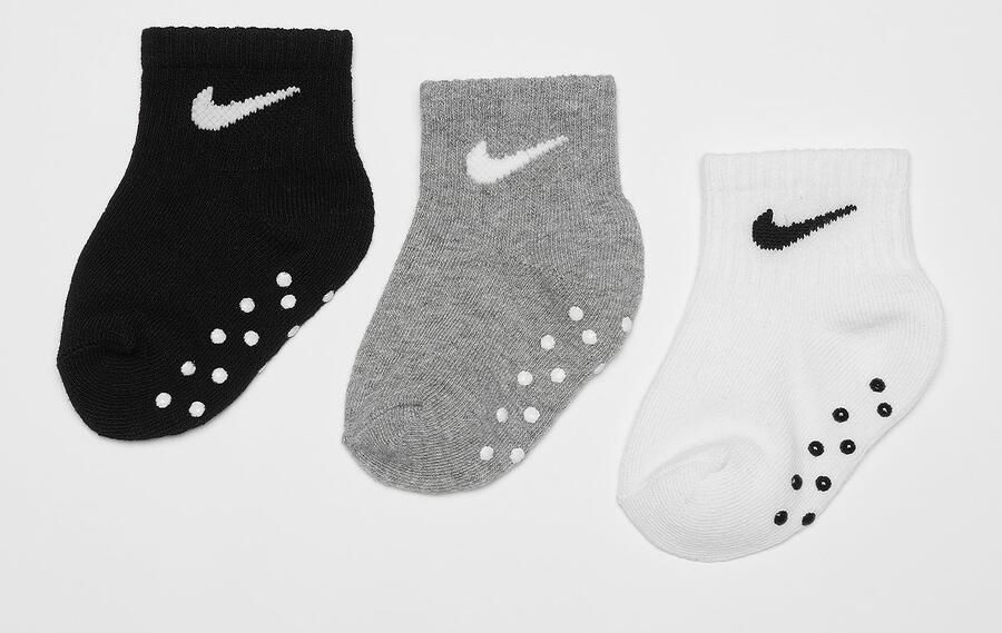 Nike 3 PACK Core Swoosh Gripper Unisex Sokken multicolor Maat 6M-12M Kleding - Foto 2