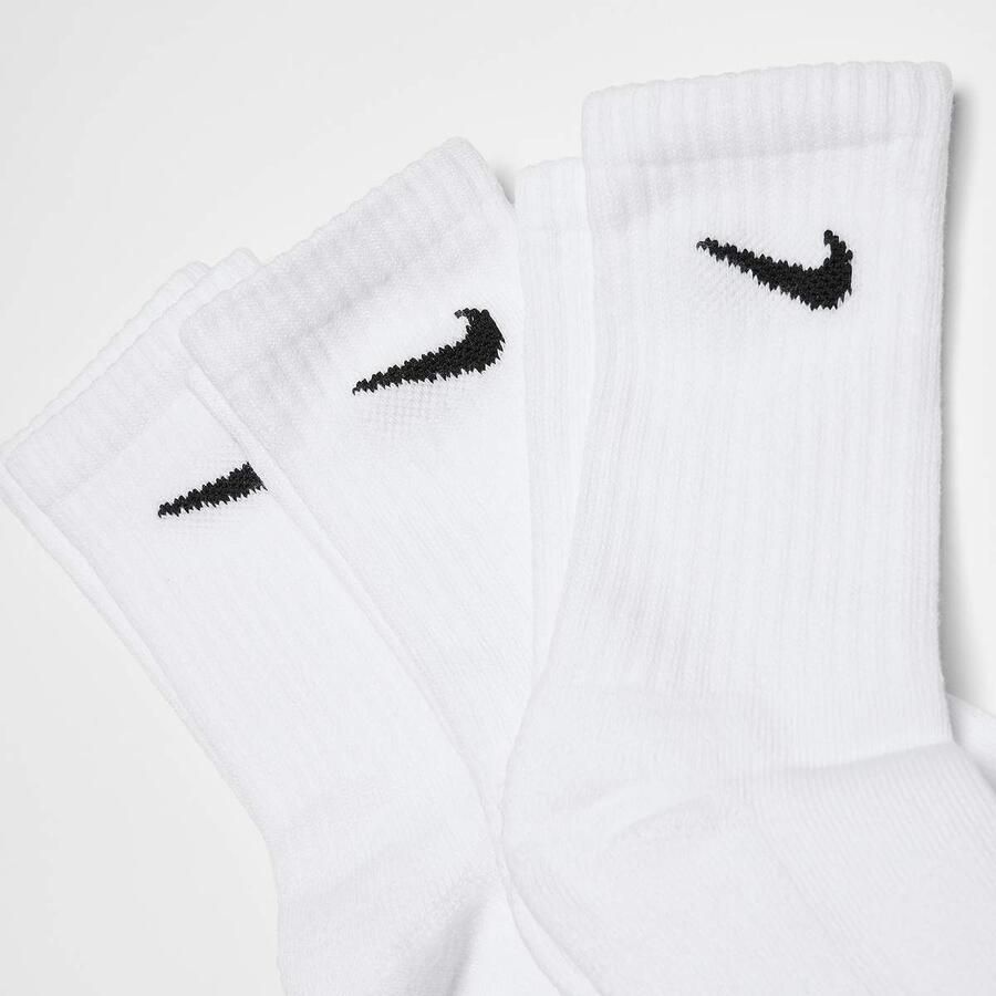 Nike 3 PACK Dri-Fit Perfor ce Basic Crew Socks Unisex Sokken wit Maat 4Y-5Y Kleding