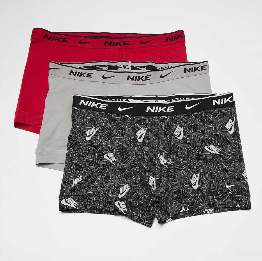 Nike Boxershort met elastische band met label in een set van 3 stuks model 'E-DAY' - Foto 2