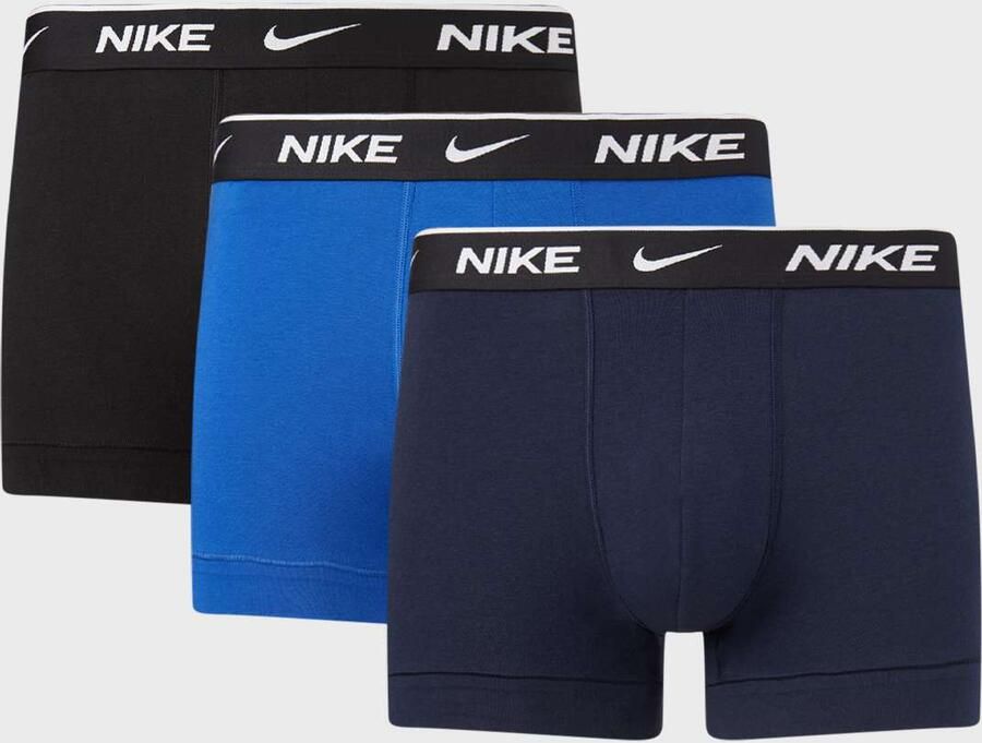 Nike Everyday Cotton Stretch Trunk (3 Pack) Boxershorts Kleding obsidian game royal black maat: XS beschikbare maaten:XS S M L XL - Foto 3