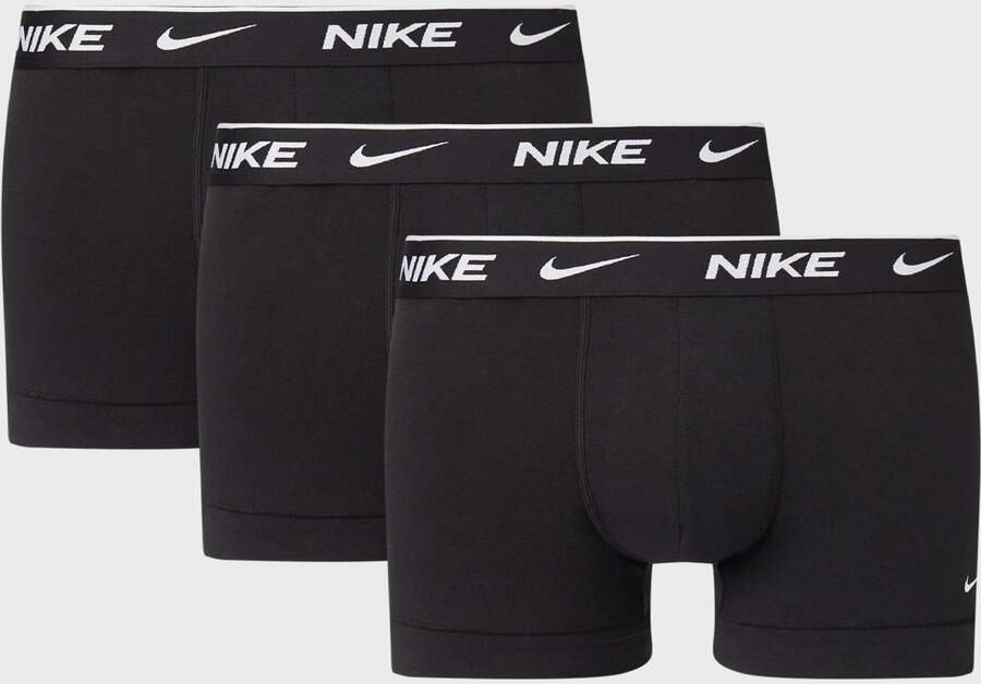 Nike Everyday Cotton Stretch Trunk (3 Pack) Boxershorts Kleding black black black maat: XS beschikbare maaten:XS S M L XL - Foto 3