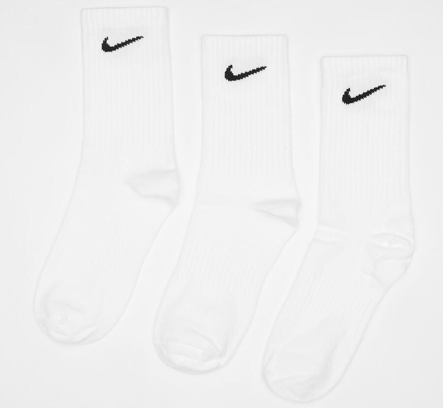 Nike 3 PACK Everyday Cushion Crew Lightweight Unisex Sokken wit Maat 36.5-38.5 Kleding - Foto 2