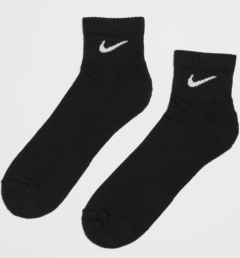 Nike Everyday Cushioned Training Ankle Socks (3 Pack) Middellang Kleding black white maat: 43-46 beschikbare maaten:35-38 39-42 43-46-48 - Foto 3
