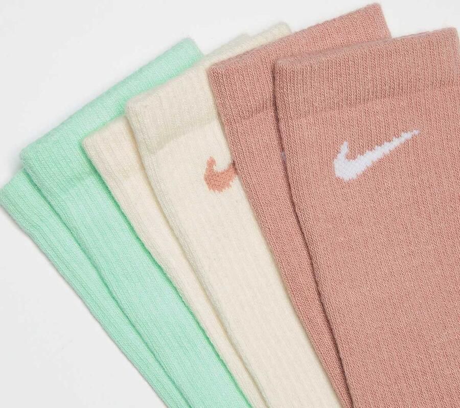 Nike 3 PACK Everyday Plus Cushion Crew multicolor Unisex Sokken Maat 42-46 Kleding
