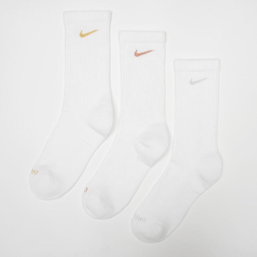 Nike 3 PACK Everyday Plus Cushioned Unisex Sokken wit Maat 34-38 Kleding - Foto 2