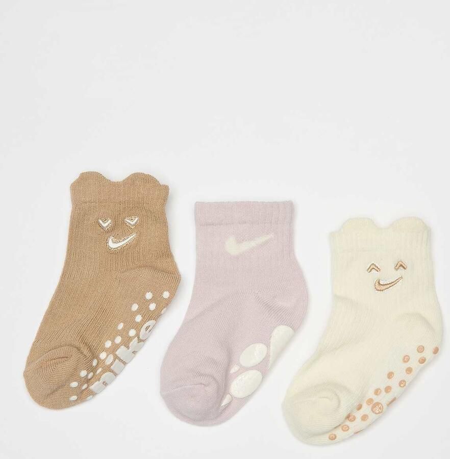 Nike 3 PACK NHN COZY COMFORT RIBBED SO hemp Unisex Sokken multicolor Maat 12M-24M Kleding - Foto 2