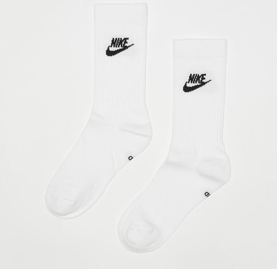 Nike Sportswear Everyday Essential Crew Socks (3 Pairs) Lang Kleding white black maat: 39-42 beschikbare maaten:39-42 43-46-48 - Foto 2