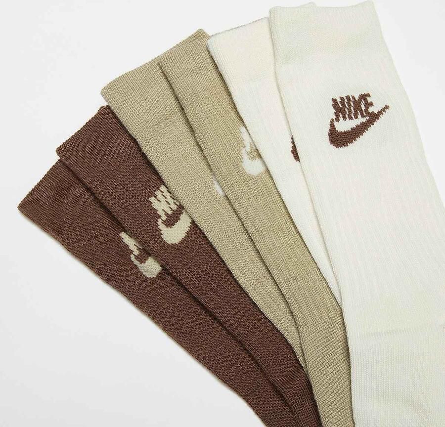 Nike 3 PACK Sportswear Everyday Essential Socks Unisex Sokken multicolor Maat 34-38 Kleding