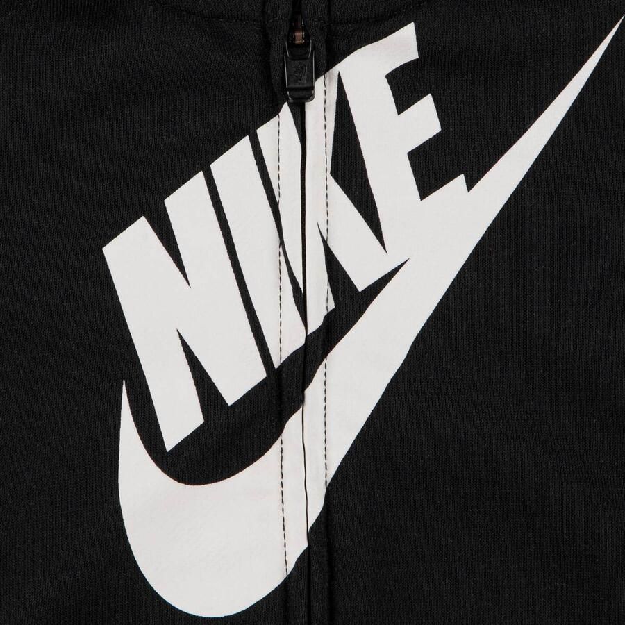 Nike 3 PIECE Sustainable Full-Zip Set Unisex Baby Rompers & Sets zwart Maat 0-3 M Kleding