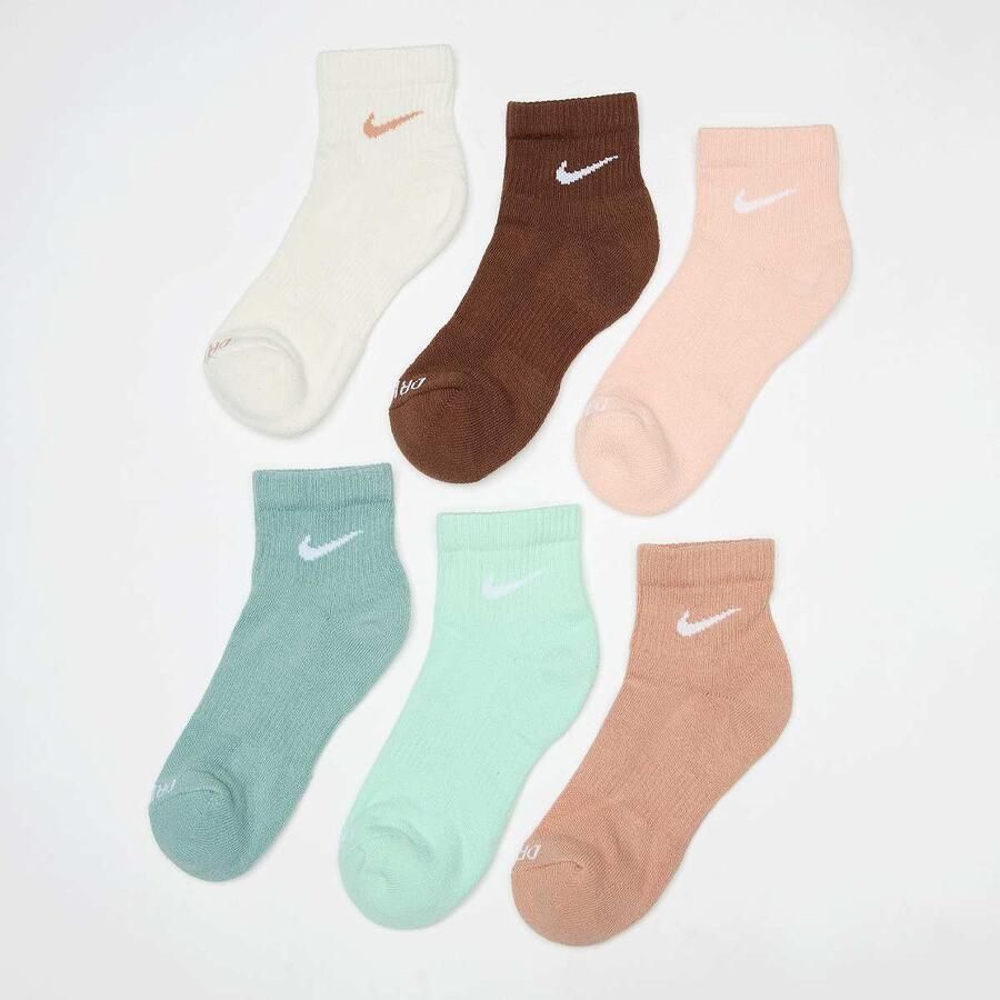 Nike 6 PACK Everyday Plus Cushioned Training Ankle Socks Unisex Sokken multicolor Maat 38-42 Kleding - Foto 2
