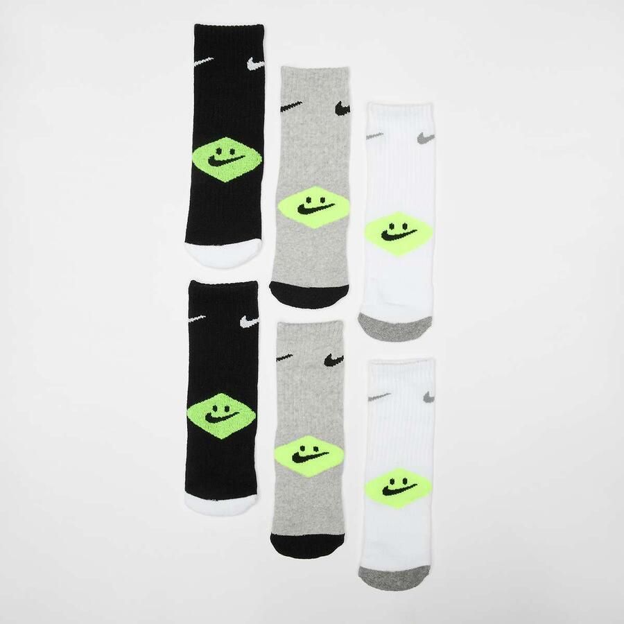 Nike Smiley Crew (6 Pack) Lang Kids grey heather maat: 5y-7y beschikbare maaten:4y-5y-7y - Foto 2