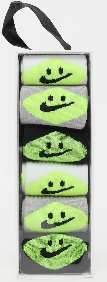 Nike Smiley Crew (6 Pack) Lang Kids grey heather maat: 5y-7y beschikbare maaten:4y-5y-7y - Foto 6