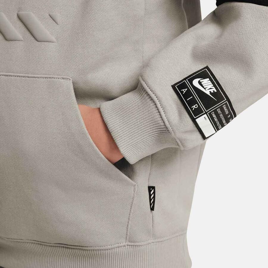 Nike Air Fleece Hoodie Unisex Hoodies & Sweaters grijs Kleding