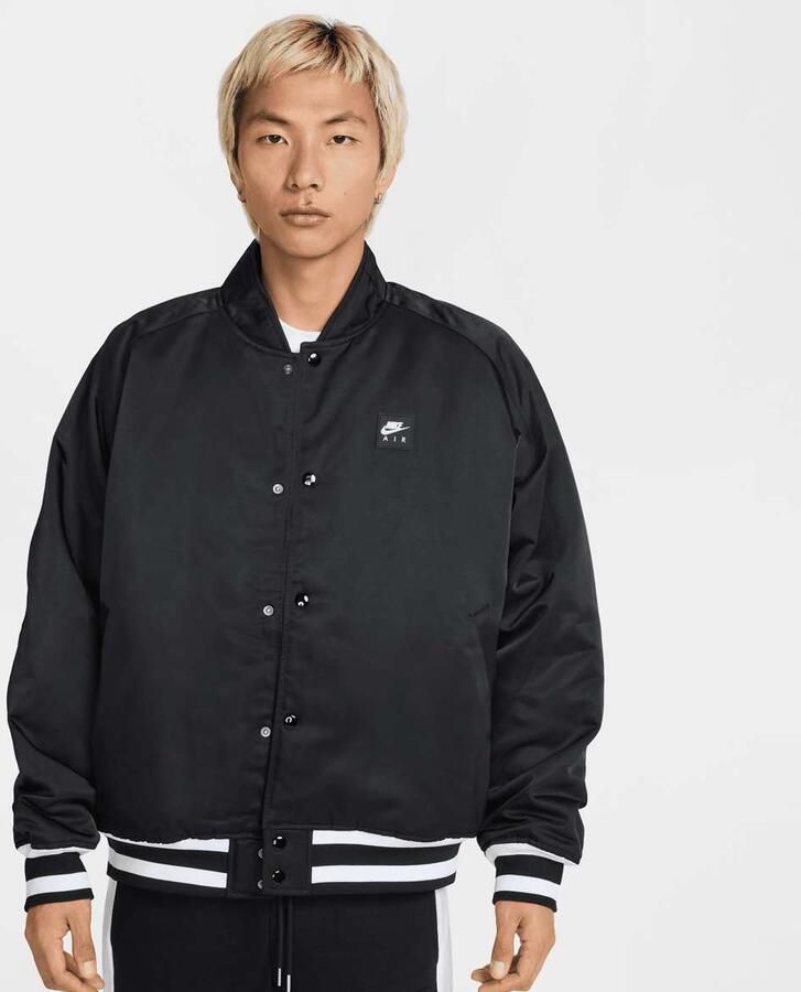 Nike Air Varsity Jacket Men College jacks zwart Maat XL Kleding - Foto 3