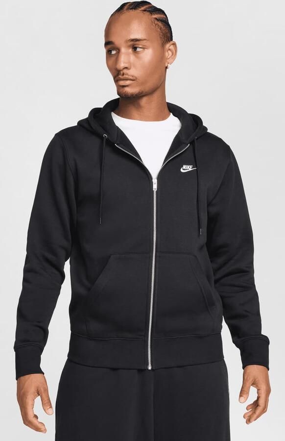 Nike Club Basketball Fleece Hoodie Men Hoodies & Sweaters zwart Maat XXL Kleding - Foto 3