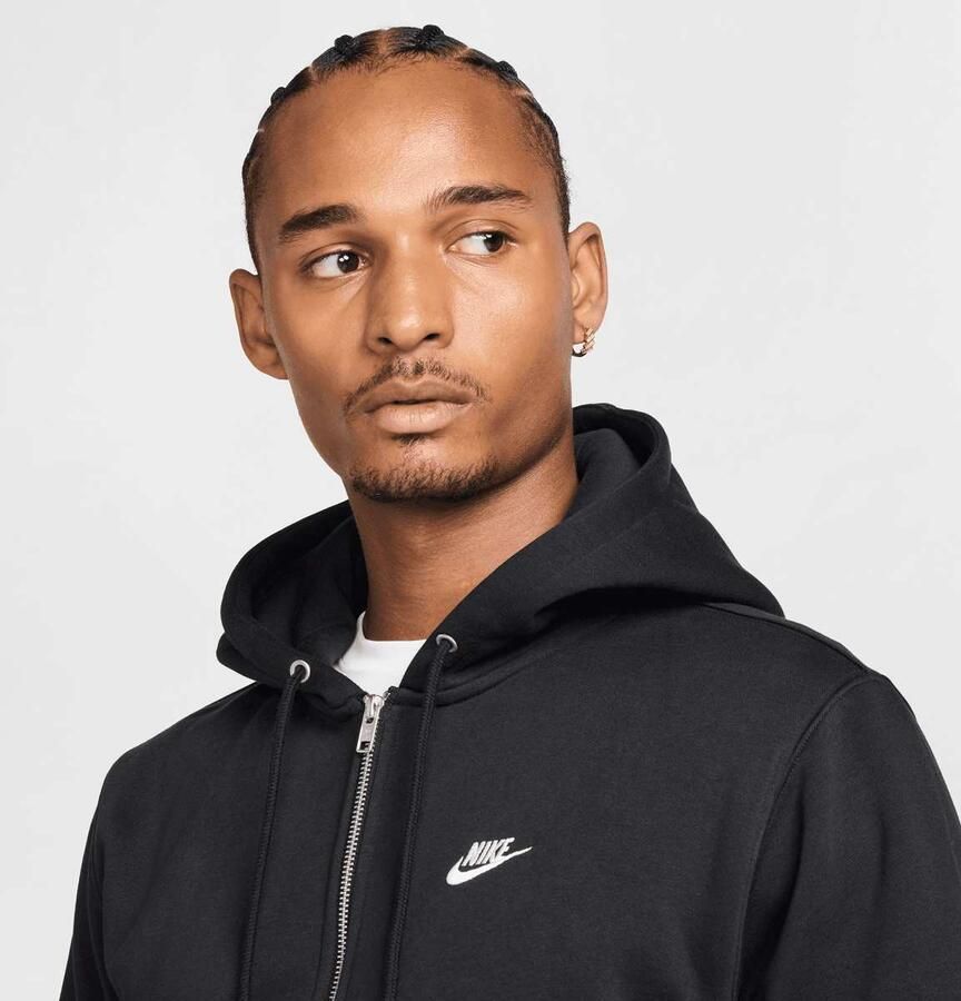 Nike Club Basketball Fleece Hoodie Men Hoodies & Sweaters zwart Maat XXL Kleding