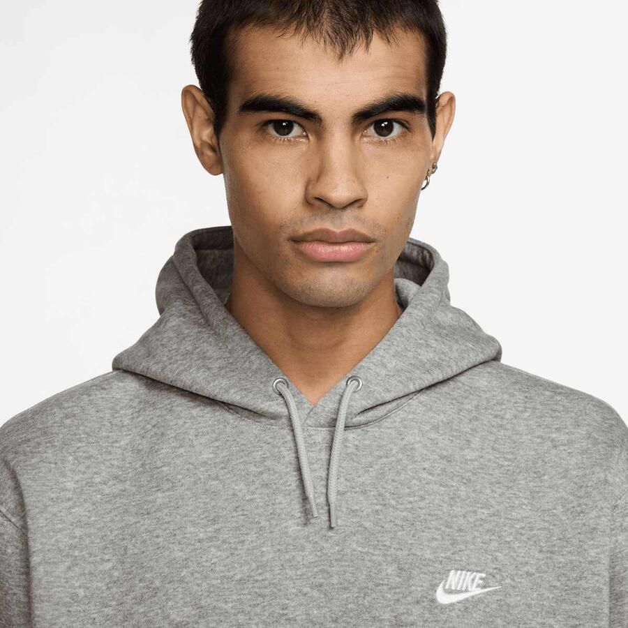 Nike Club Basketball Pullover Hoodie Men Hoodies & Sweaters grijs Maat XXL Kleding - Foto 2