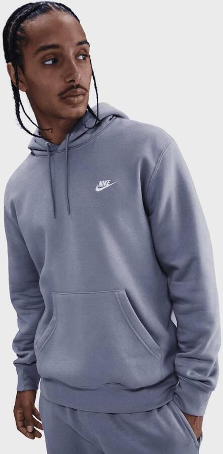 Nike Club Fleece Hoodie Men Hoodies & Sweaters blauw Maat XL Kleding - Foto 4