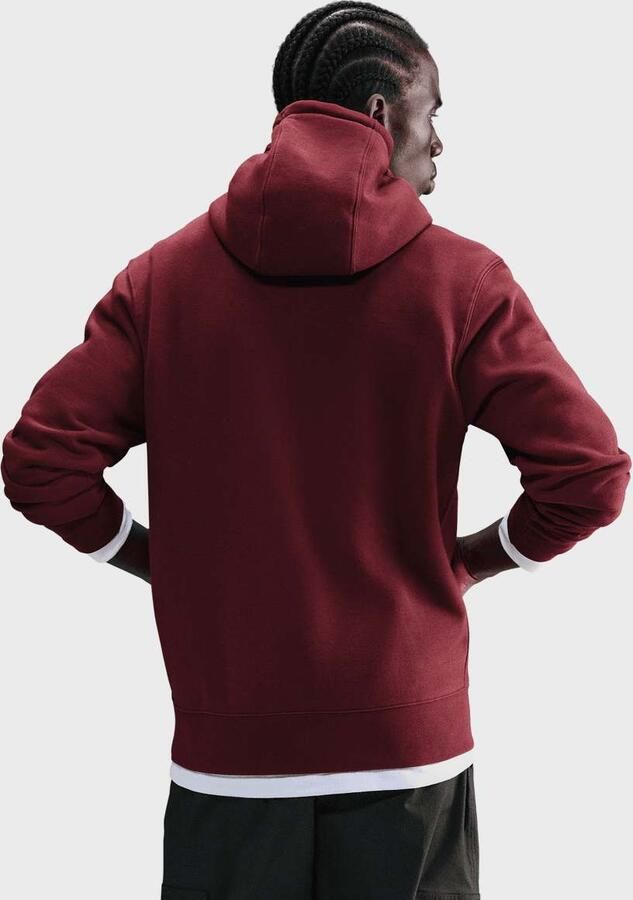 Nike Club Fleece Hoodie Men Hoodies & Sweaters rood Maat XL Kleding - Foto 2