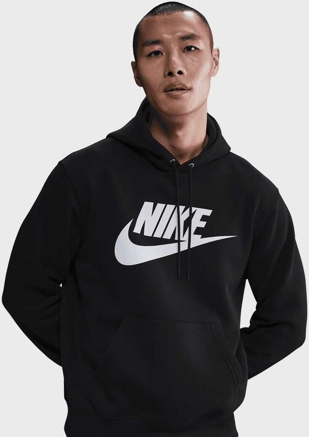 Nike Club Fleece Hoodie Men Hoodies & Sweaters zwart Maat XL Kleding - Foto 3