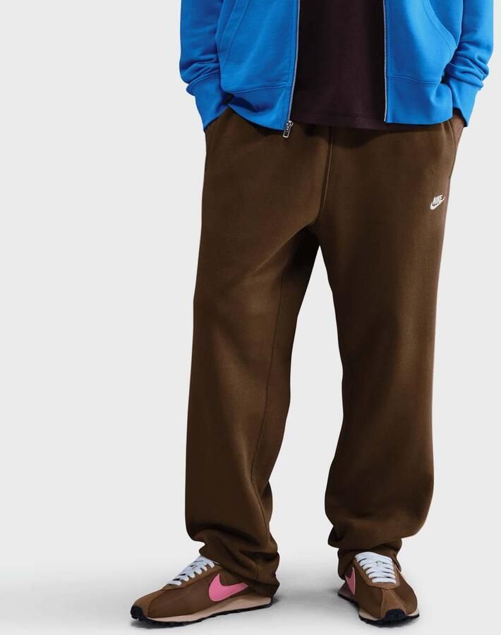Nike Club Open-Hem Fleece Pants Men Trainingsbroeken bruin Maat XL Kleding - Foto 3
