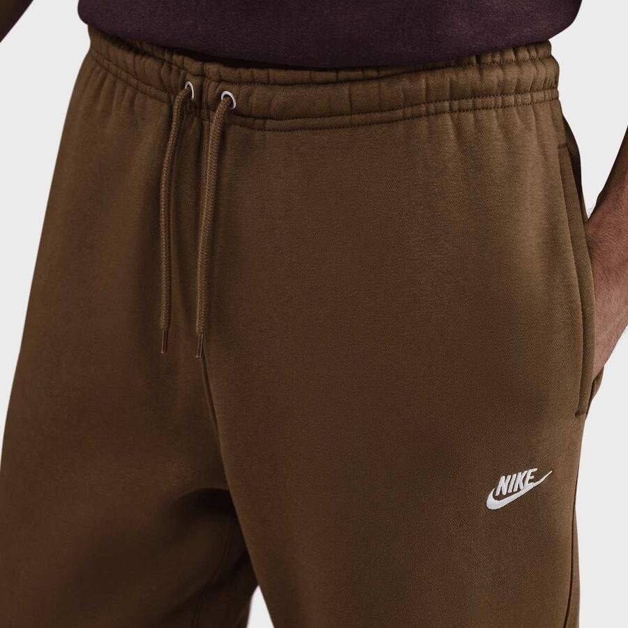 Nike Club Open-Hem Fleece Pants Men Trainingsbroeken bruin Maat XL Kleding