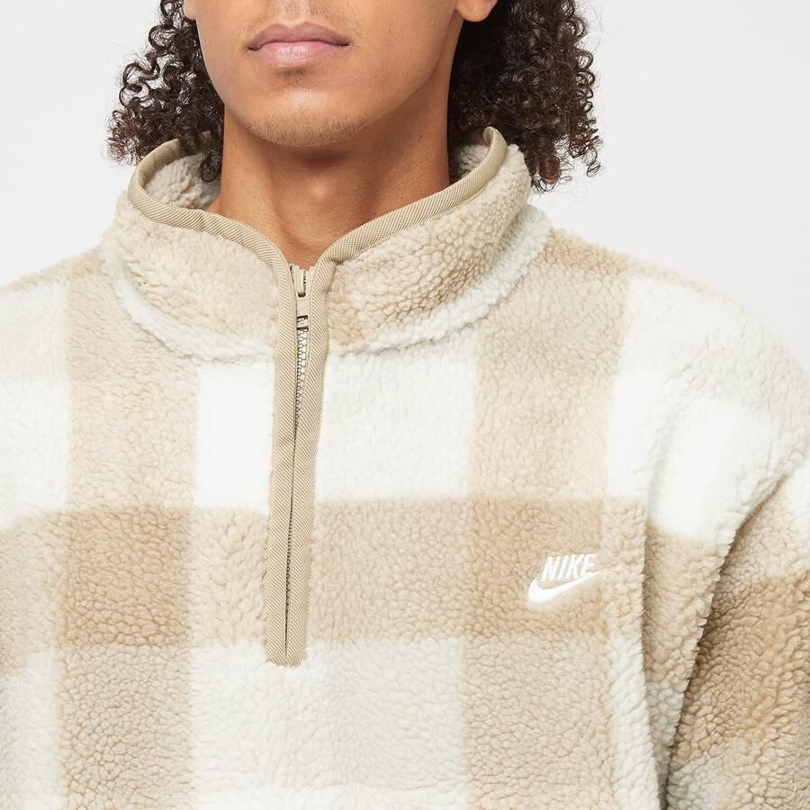 Nike Club Seasonal Winterized All Over Print Halfzip Men Hoodies & Sweaters beige Maat XL Kleding - Foto 2