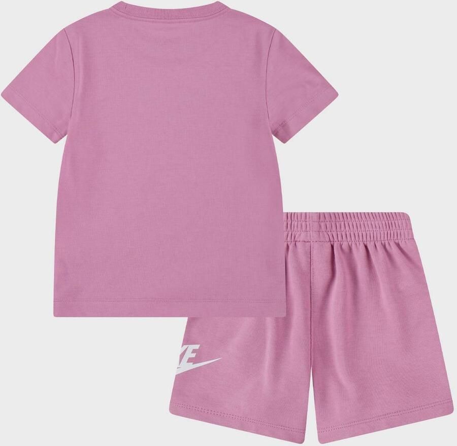 Nike Club Tee & Short Set unisex Baby Rompers Sets lichtroze 104 Kleding - Foto 2