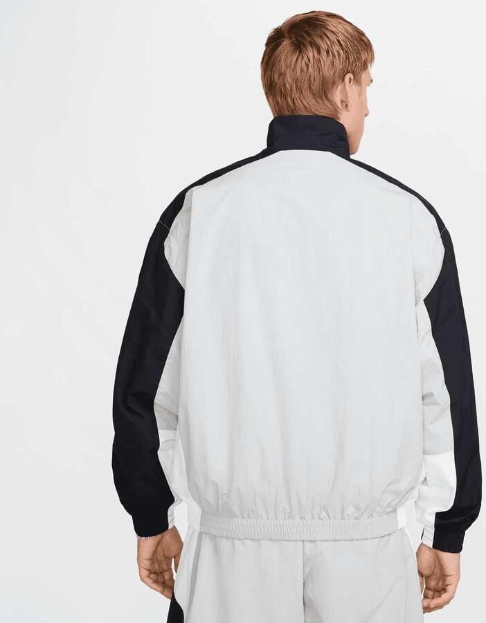 Nike Club Woven Oversized Track Jacket Men Trainingspakken grijs Maat XXL Kleding - Foto 2