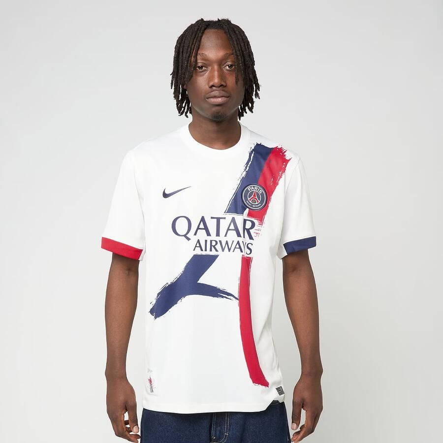 Nike Dembélé No. 10 PSG DRI-Fit Jersey Shortsleeve Stadium Men Jersey's wit Maat XL Kleding