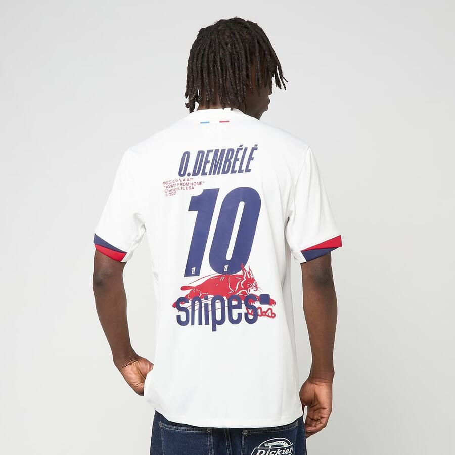 Nike Dembélé No. 10 PSG DRI-Fit Jersey Shortsleeve Stadium Men Jersey's wit Maat XL Kleding - Foto 2