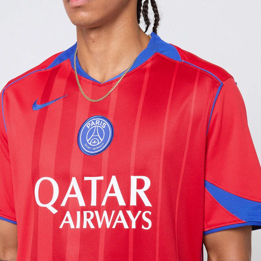 Nike Dembélé No. 10 PSG Third Stadium 2025 26 Unisex Trainingspakken rood Maat XL Kleding - Foto 2