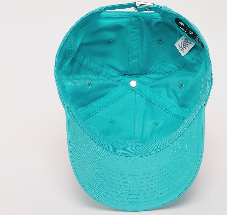 Nike Dri-Fit Club Cap Metal Swoosh Unisex Caps turkoois Maat M L Accessoires