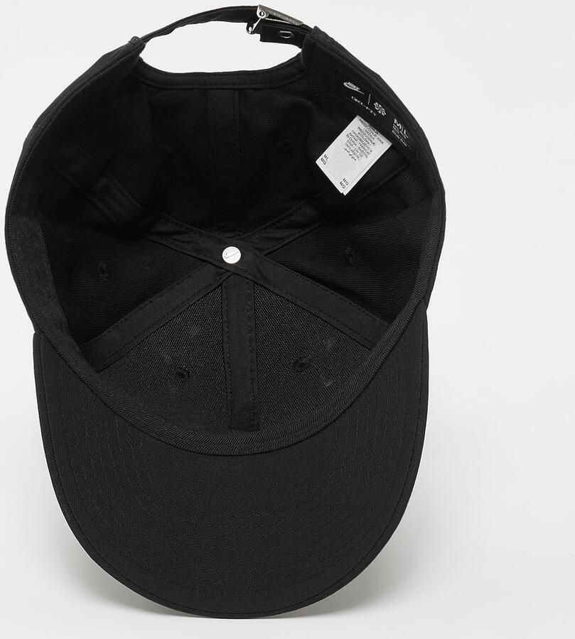 Nike Dri-FIT Club Structured Metal Logo Cap Unisex Caps zwart Maat M L Accessoires