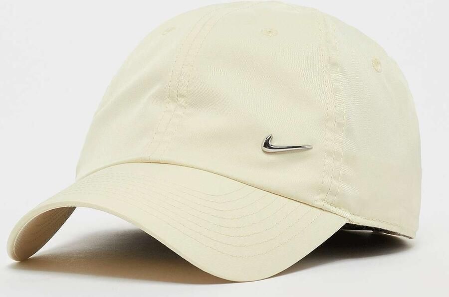 Nike Dri-Fit Club Unstructured Metal-Swoosh-Cap Unisex Caps beige Maat M L Accessoires - Foto 3
