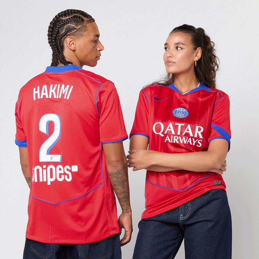Nike Hakimi No. 2 PSG Third Stadium 2025 26 Unisex Trainingspakken rood Maat XL Kleding - Foto 3