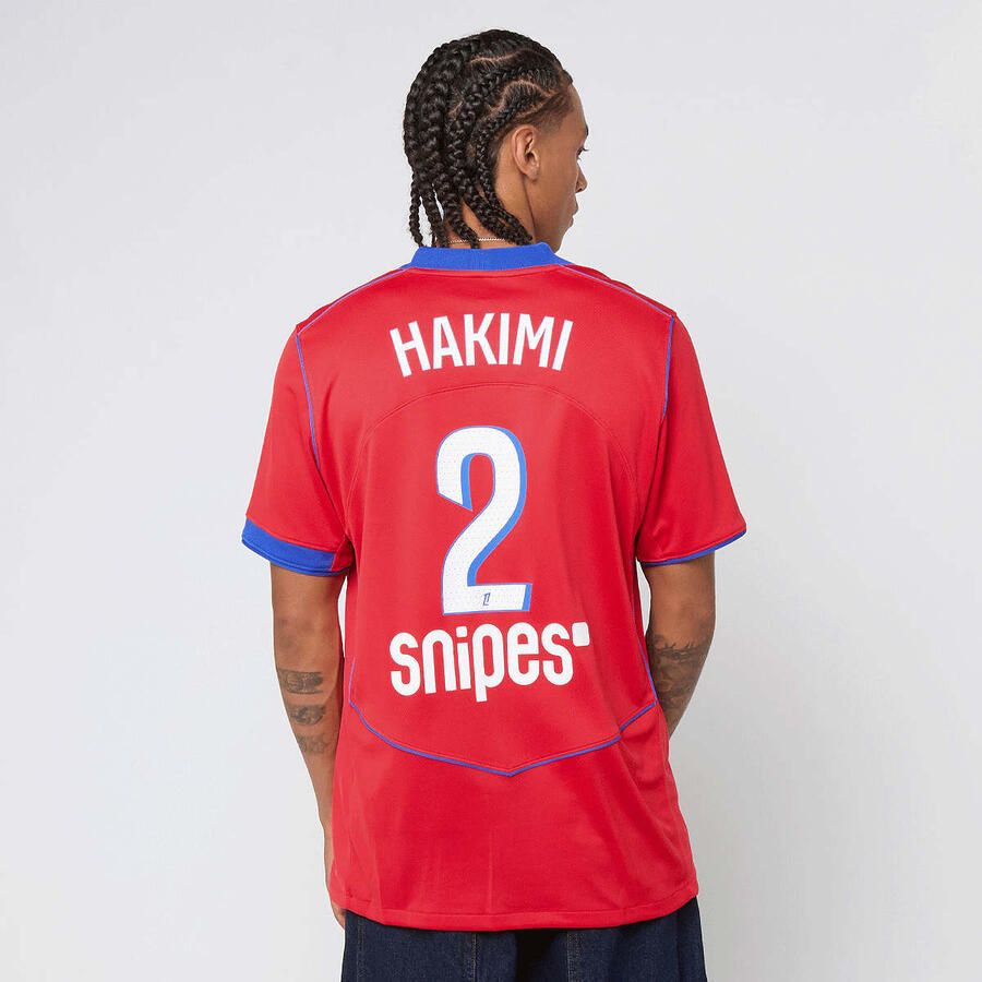Nike Hakimi No. 2 PSG Third Stadium 2025 26 Unisex Trainingspakken rood Maat XL Kleding