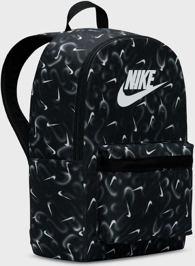Nike Heritage Backpack-Airbrush Unisex Rugzakken zwart Maat ONE SIZE Accessoires