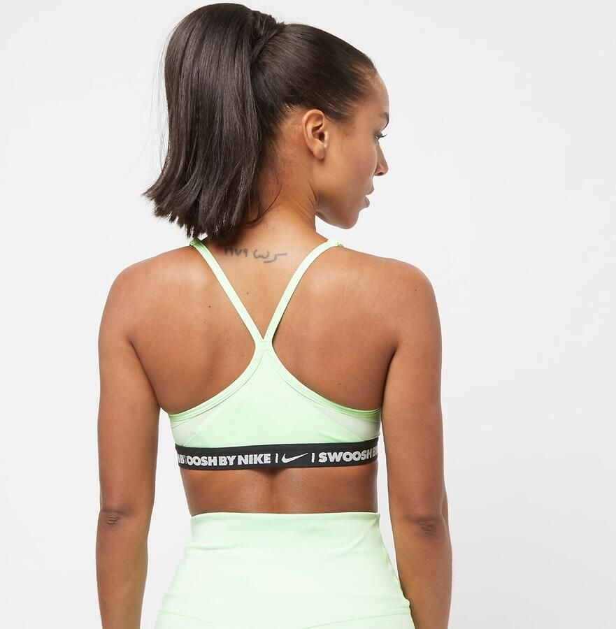 Nike Indy Light-support Padded V-neck Sports Bra Beha's Dames vapor green vapor green black maat: XS beschikbare maaten:XS S M L