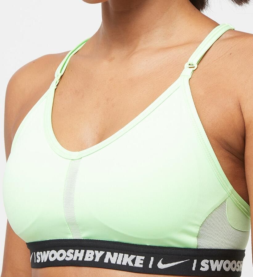Nike Indy Light-support Padded V-neck Sports Bra Beha's Dames vapor green vapor green black maat: XS beschikbare maaten:XS S M L - Foto 2