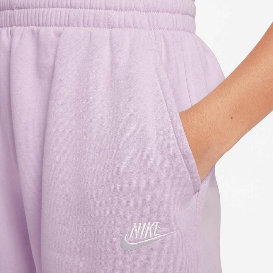 Nike Junior Sportswear Club Fleece Loose Pant Low Brand Read Unisex Trainingsbroeken roze Kleding