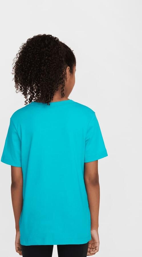 Nike Junior Sportswear Tee EMB Futura Low Brand Read Unisex T-Shirts blauw Kleding - Foto 2