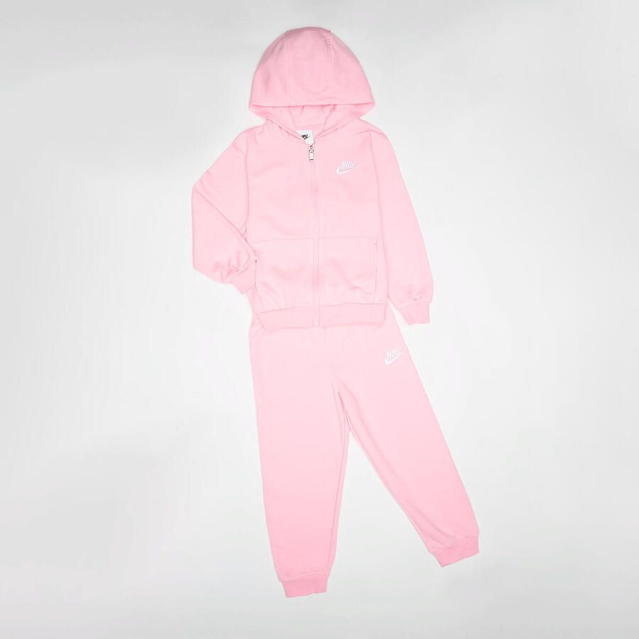 Nike Low Brand Read French Terry Full Zip Club Set Unisex Baby Rompers & Sets lichtroze 110 Kleding - Foto 3